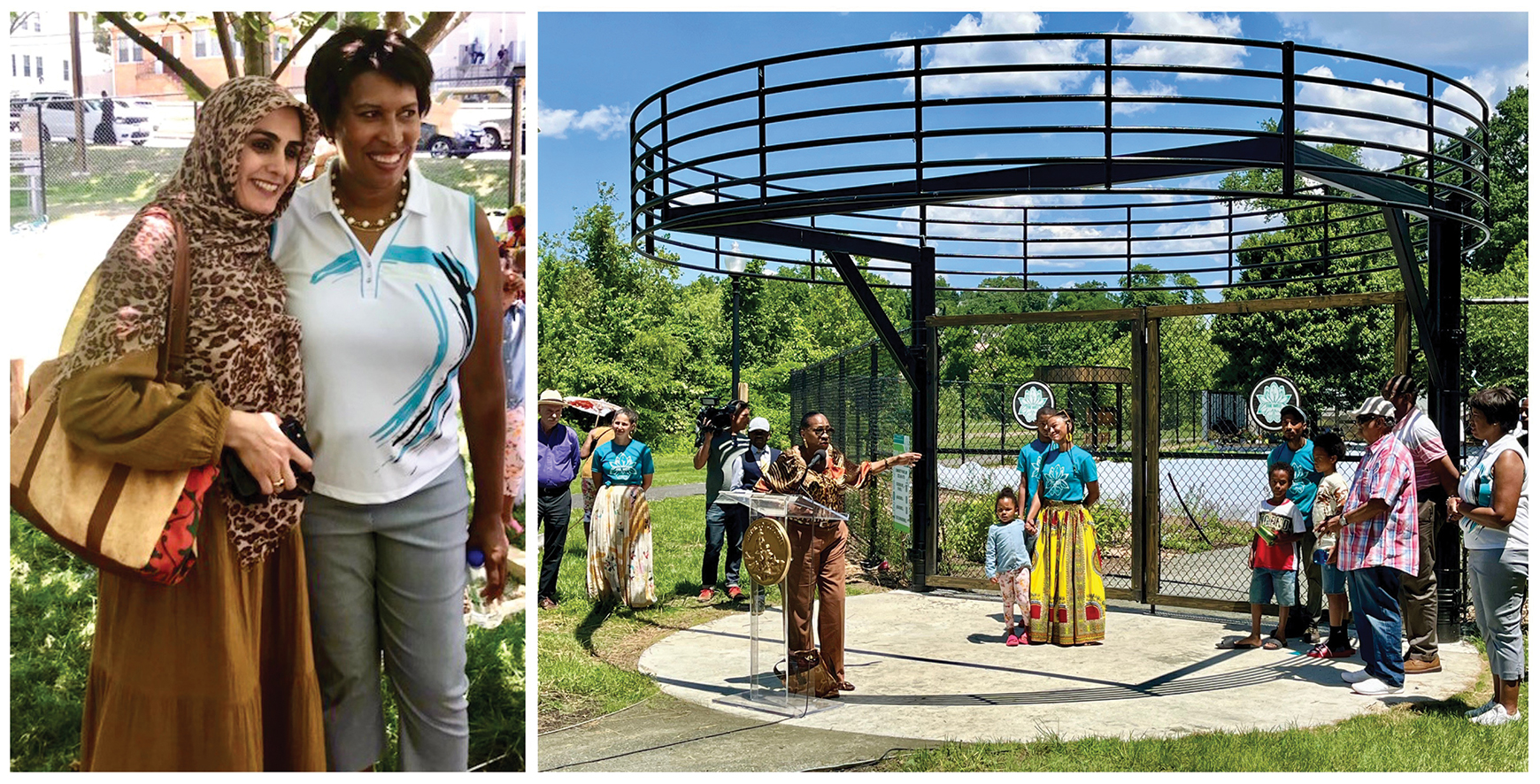 DC Mayor Attends Dedication for The Well at Oxon Run